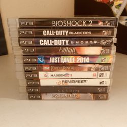 PS3 Games Collection (17 Games For $40) Or Pick Individually