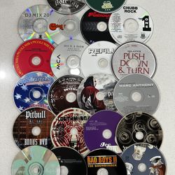 22 CDs Mixed Music Genres Includes Storage Pouch.