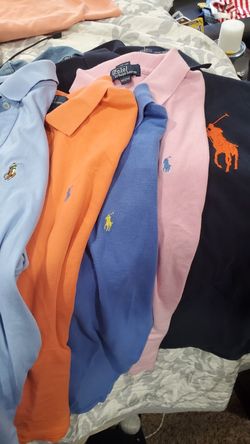 Boys Ralph Lauren Polo shirts.
