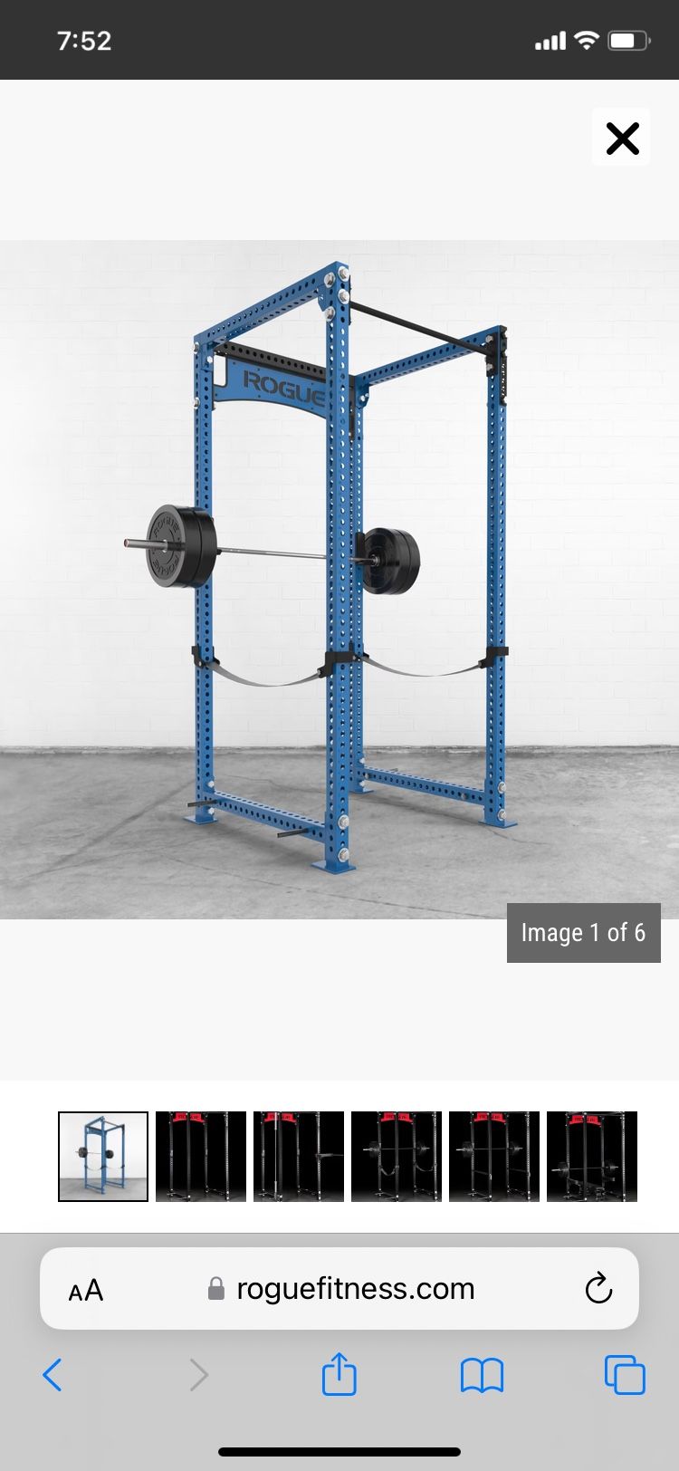 Rogue Fitness R-4 Monster Power Rack. CrossFit Home Gym