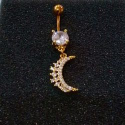 Half Moon Belly Ring 
