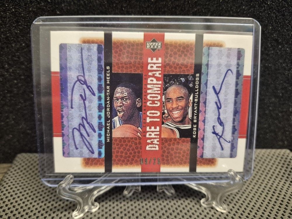 MICAHEL JORDAN/ KOBE BRYANT UPPER DECK BASKETBALL CARD