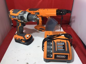 RIDGID Drill Set bundle with Charger R8660 (R86116 1/2in(13mm)) Cordless Drill Set