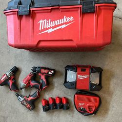 Milwaukee Tools and Tool box