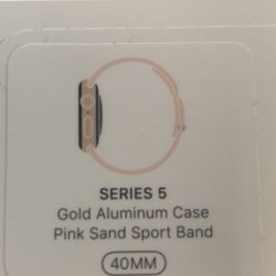 Apple Watch Series 5 Rose gold