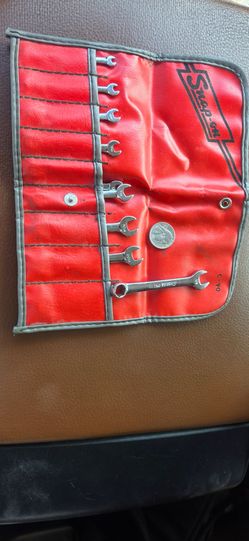 Snap-on Stubby Wrench Set with Roll Pouch