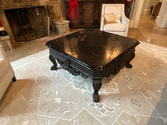 Marble Top 40 X 46 Coffee Table