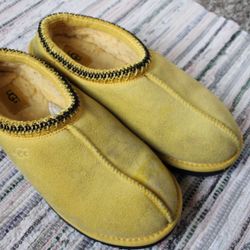 Yellow Ugg Slippers 