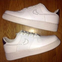 Nike Air Force 1 White Christmas Patent 30th Anniversary Women Size 9.5/Men 8 RARE.Jordan.yeezy.adidas