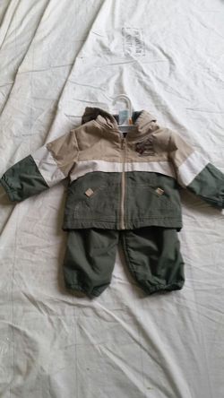 Boys coat with snow pants set