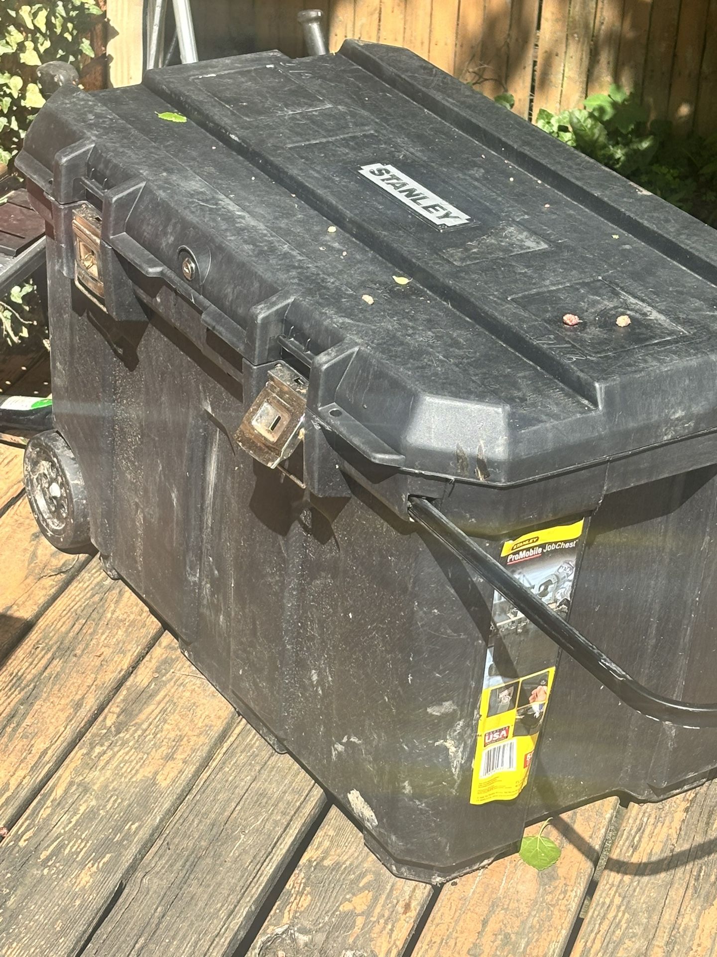 STANLEY Tool Box, Mobile Chest, 50-Gallon