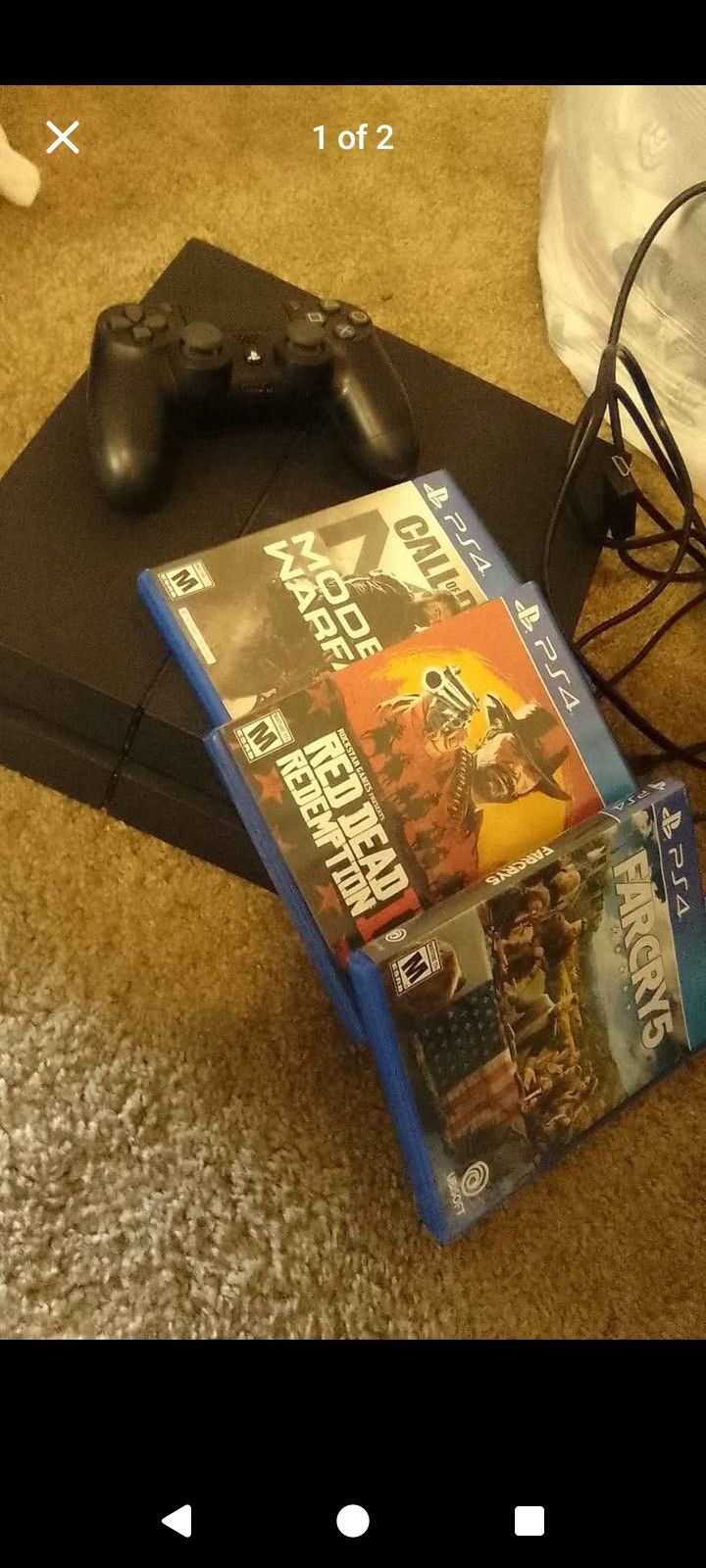 Ps4 With Games For 75$ And JBL Headset For 20$
