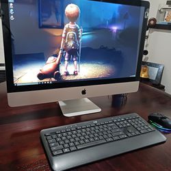 iMac 27 inches,  all in one desktop Computer.   Good Working Condition.  Windows 10 installed.   Intel Core i3 processor.   antivirus.  DVD Reader.  w