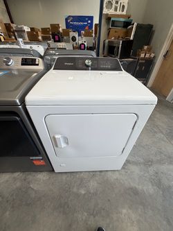 Whirlpool White gas Dryer