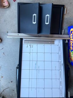 Pottery Barn Calendar and mail holder