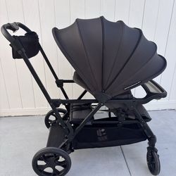 Double Joovy caboose stroller