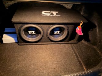 CT Sounds Dual Subwoofer Enclosure Box