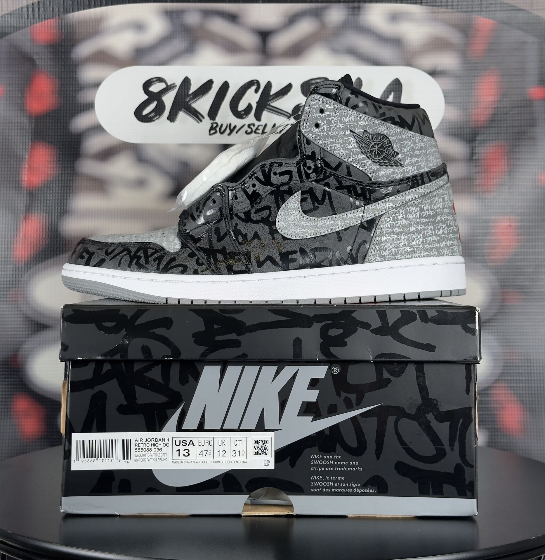 Jordan 1 Retro High OG “Rebellionaire” Size 13 