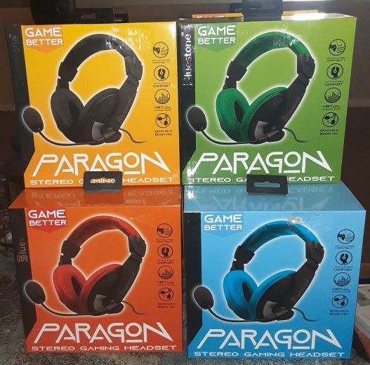 Great Deal On These Brand New Gaming Headphones 🎧 Total Of 8 New Boxes  Paragon Gaming Headphones $100 OBO 