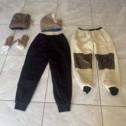 Snow Pants Hat Mask Gloves Tennis Snowshoes 