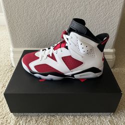Jordan 6 Retro Carmine - Size 9 Mens
