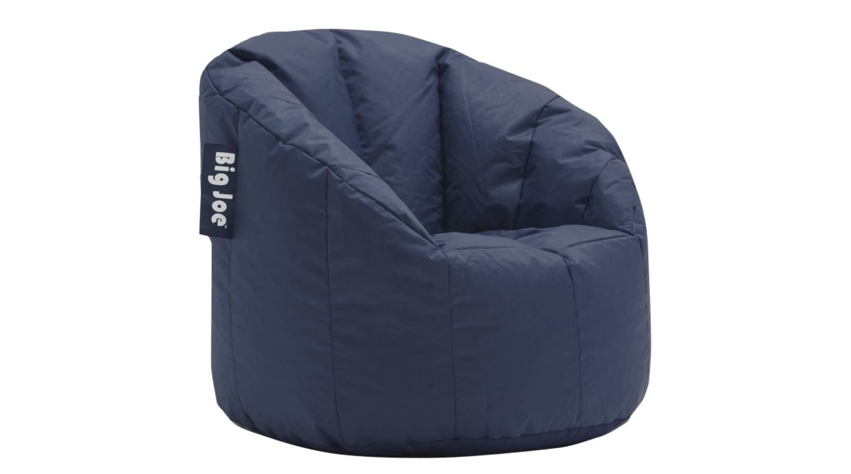 Big Joe Milano Bean Bag Chair, Blue
