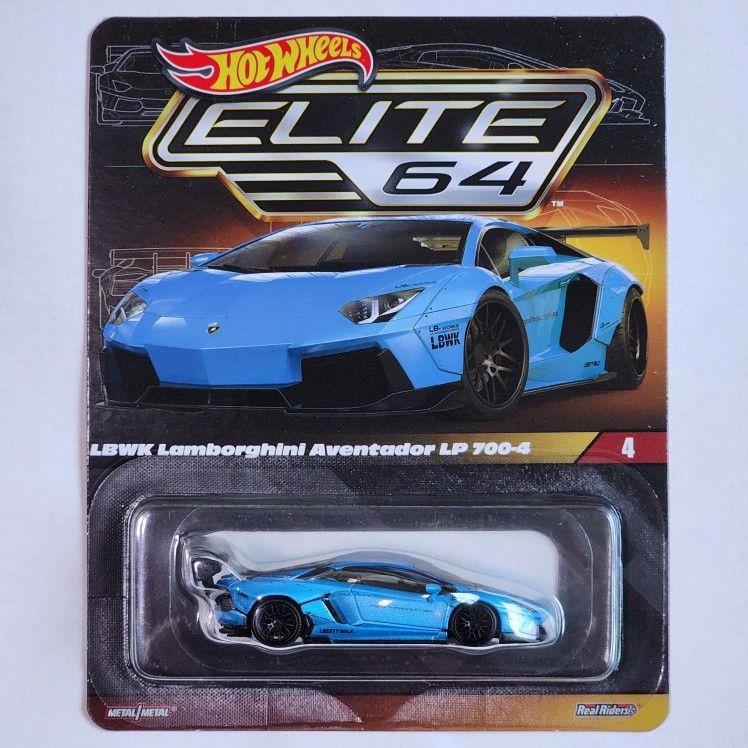 Hot Wheels Elite 64 LBWK Lamborghini Aventador LP 700-4
