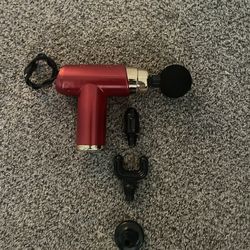 Red Massage Gun+long Lasting Battery 