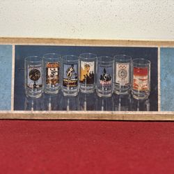 Vintage Olympic Games Commemorative Glasses COMPLETE SET of 10 In Box!