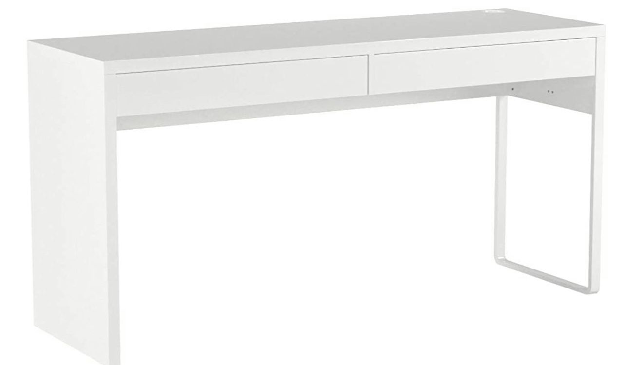 IKEA Micke Desk With  Two Draws( Brand New In Box) 56” X 20” X 29”
