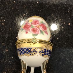 Faberge Styled Egg with Candle