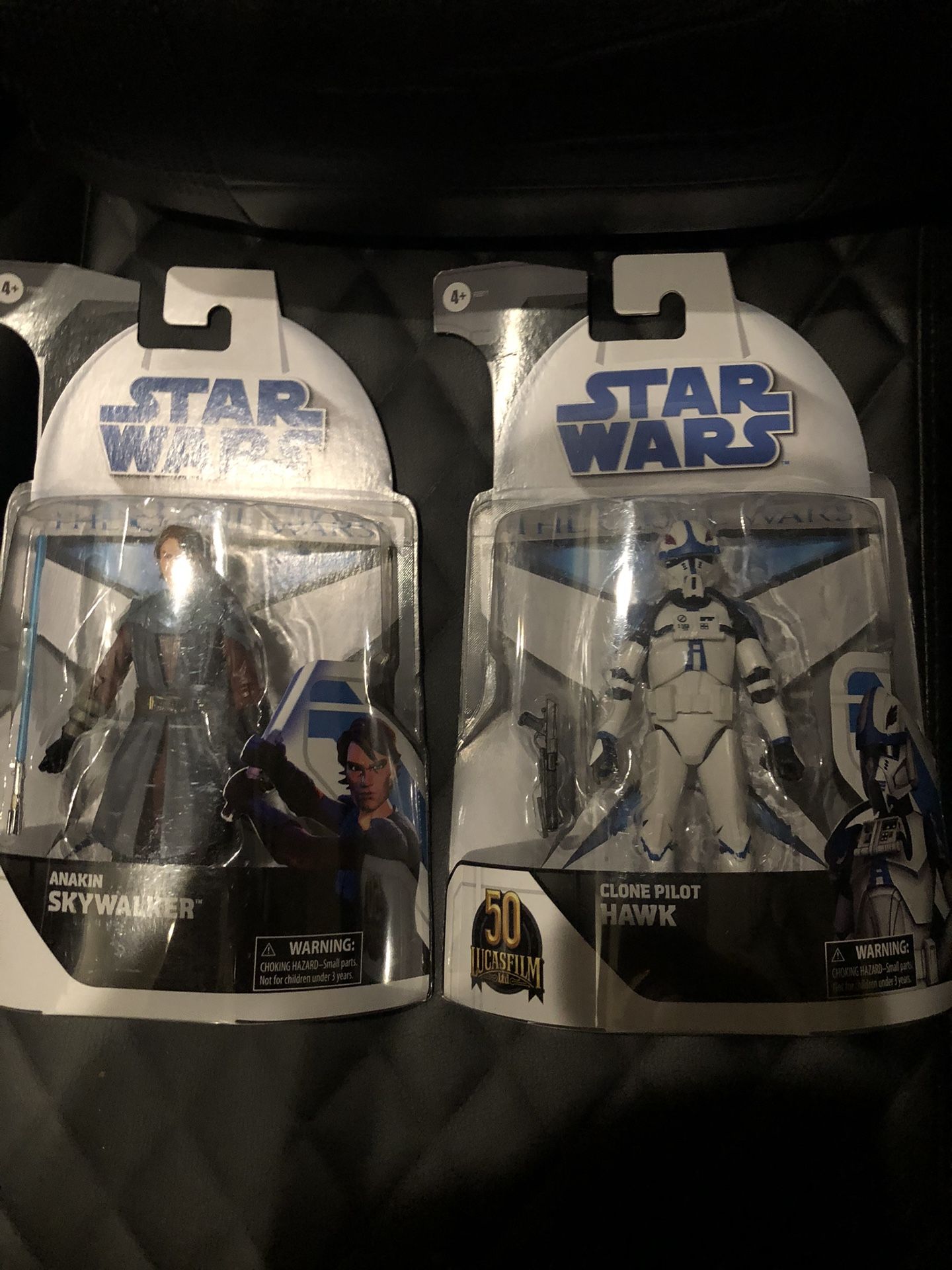 Star Wars Black Series Clone Wars ARC Trooper Echo,anakin,and