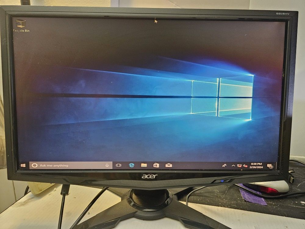 Monitor Acer G215H LCD G215 21.5" With Stand.