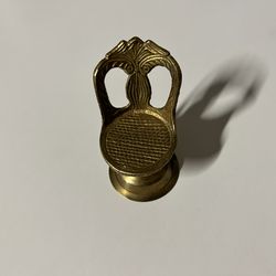 Vintage brass chair