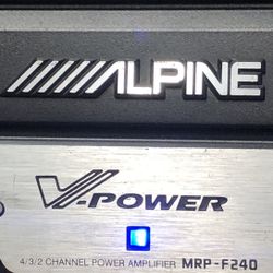 Alpine MRP-F240 4-channel car amplifier 40 watts RMS x 4