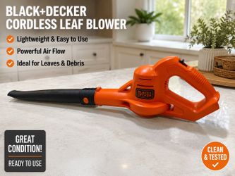 BLACK+DECKER Cordless Leaf Blower