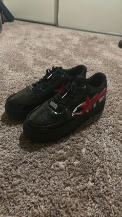 A Bathing Ape Bape Sta Low Shark Black