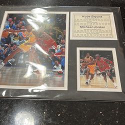 Micheal Jordan and Kobe Bryant poster