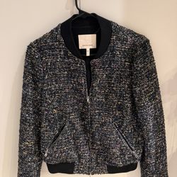Rebecca Taylor Tweed Bomber Jacket Women’s 4
