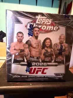Topps chrome UFC 2026 mega box