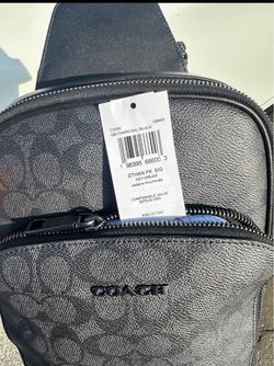 COACH cross bag Charcoal/Black
