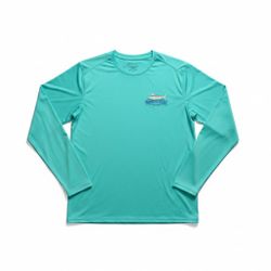 Margaritaville Blue Marlin Fishing Team Men's Long Sleeve Shirt XL Sun Shirt