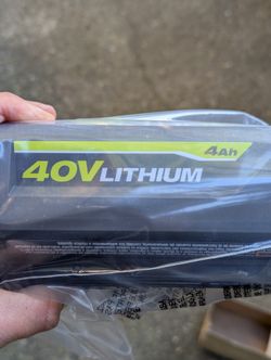 Ryobi 40v Battery 4Ah and Charger - Brand New in Box