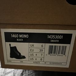 1460 Mono Black Doc Martens