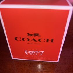 Coach New York poppy Eau de Parfum 1 Fl Oz