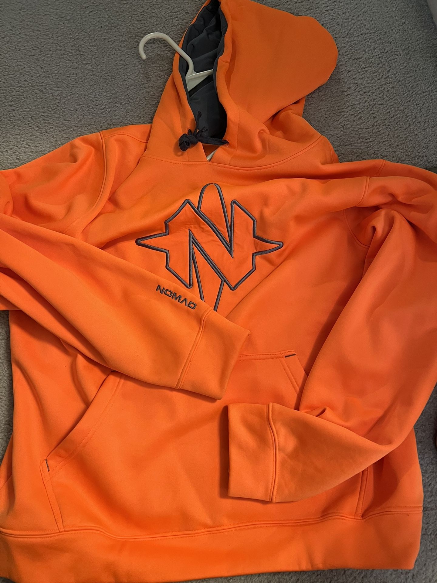 NoMad  Hoodie Hunter Orange, Size: Large 