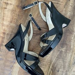 Jessica Simpson Open Toe Heels Wedges New