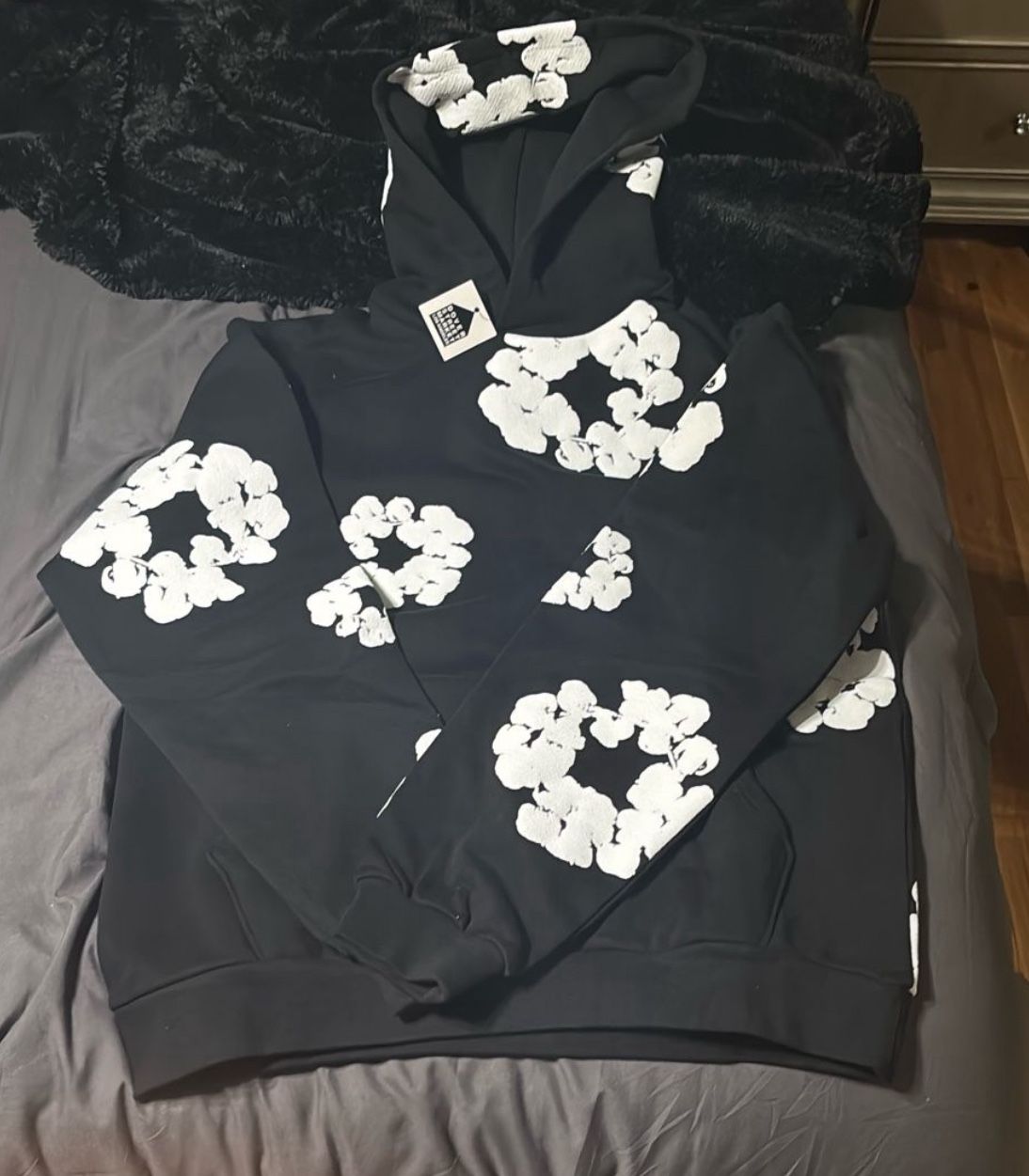 Black Denim Tears Hoodie