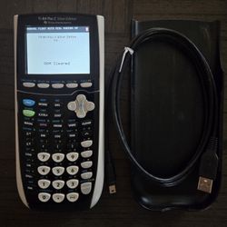 Texas Instruments TI-84 Plus C Silver Edition Graphing Calculator White 