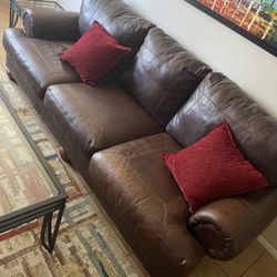 Leather Couch 